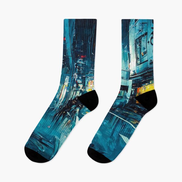 Item preview, Streets of Neo-Tokyo designed and sold by AM FineArtPrints.