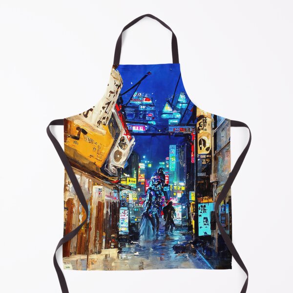 Item preview, Streets of Neo-Tokyo designed and sold by AM FineArtPrints.
