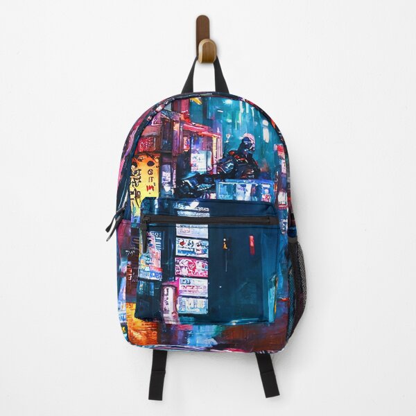 Item preview, Streets of Neo-Tokyo designed and sold by AM FineArtPrints.