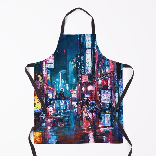 Item preview, Streets of Neo-Tokyo designed and sold by AM FineArtPrints.
