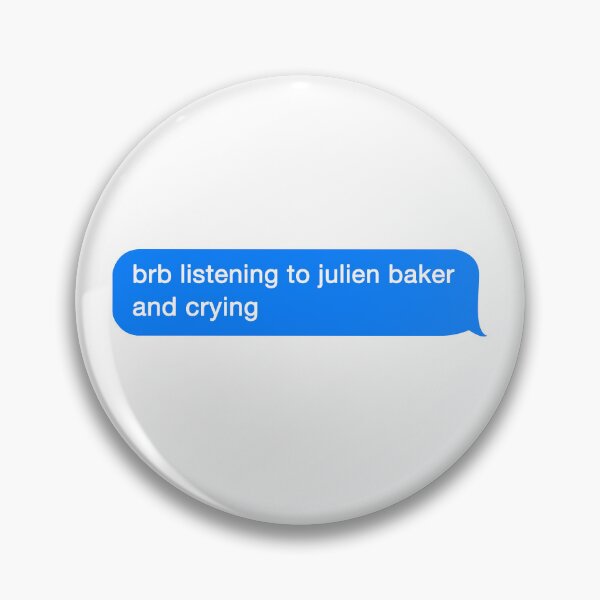 Artikelvorschau, brb hört julien baker und weint entworfen und verkauft von MismatchMedley.