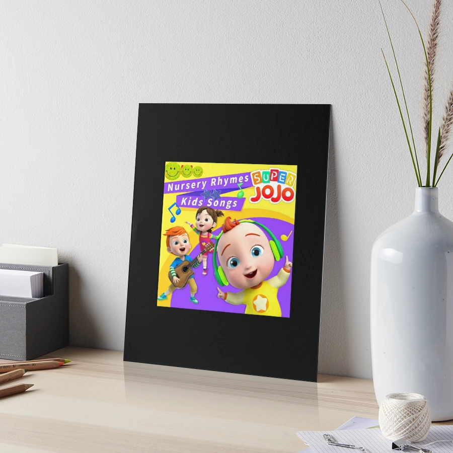 Best Super JoJo Nursery Rhymes Kids Songs Classic Art Board Print