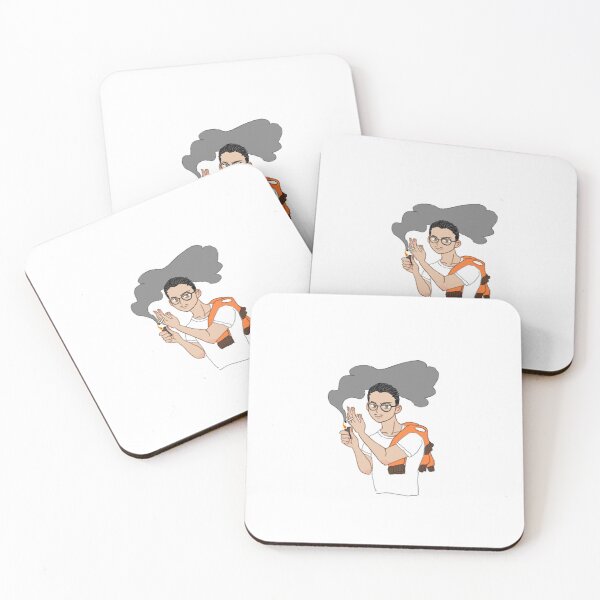 Item preview, Kim Kitsuragi on his smoke break designed and sold by alolanoak.