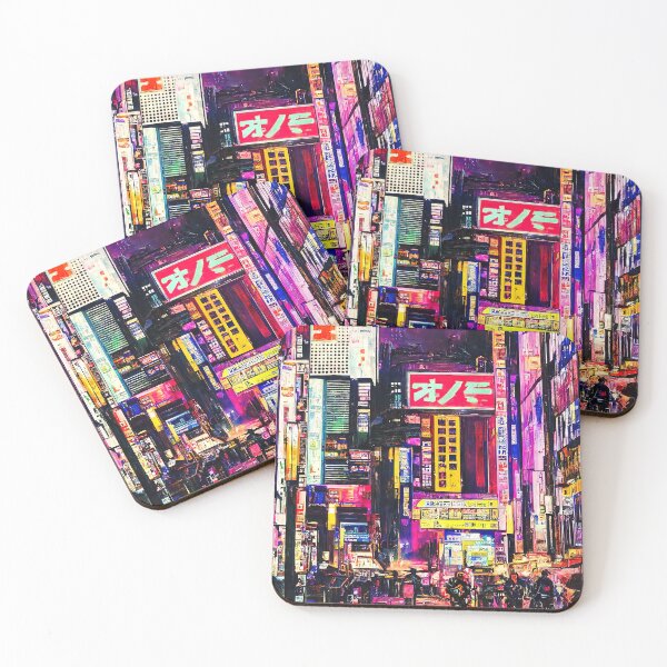 Item preview, Streets of Tokyo at night designed and sold by AM FineArtPrints.