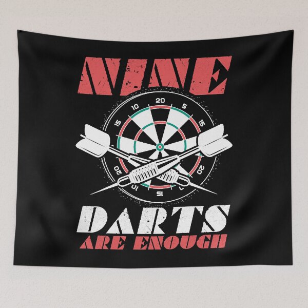 Item preview, Nine Darts Dart Arrow Dart Player Gift designed and sold by RechelValatine.