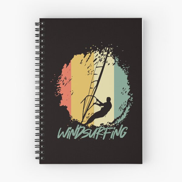 Item preview, Vintage Windsurfing Retro Windsurfer Sailboarding Ocean Wave designed and sold by TomGiantDesigns.