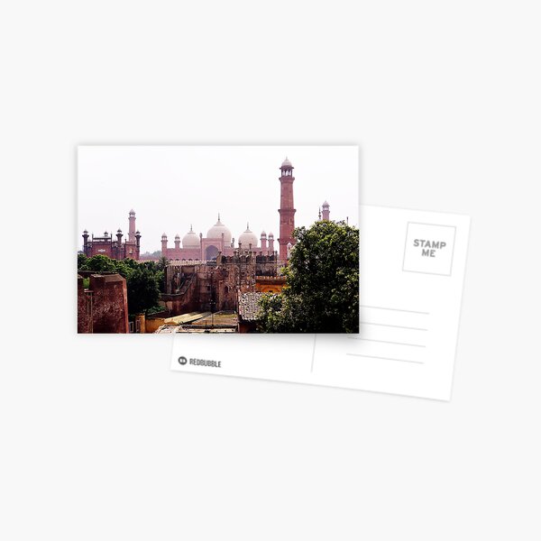 Badshahi Mosque and Lahore Fort Postcard
