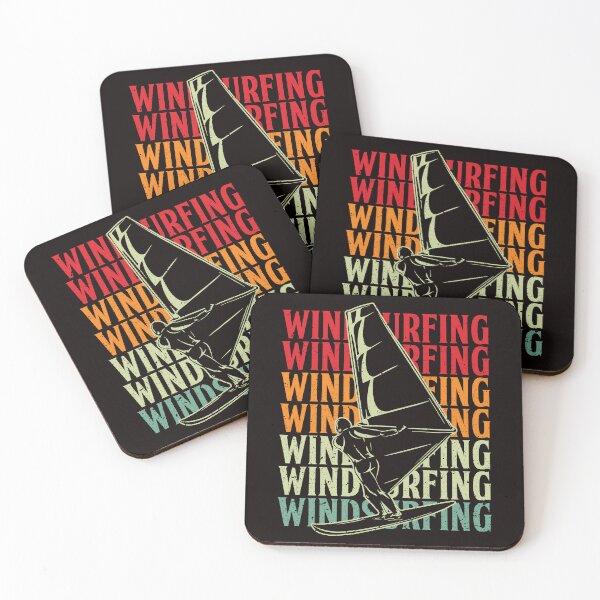 Item preview, Retro Windsurfing Vintage Windsurfer Sailboarding Ocean Wave designed and sold by TomGiantDesigns.