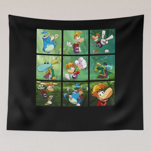 Item preview, Retro Rayman Characters Squares designed and sold by HayleyKihn2034.