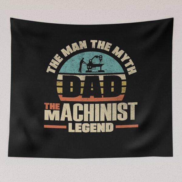 Item preview, Cnc Machinist Metalworker Machining Father designed and sold by ShopTheStyle.