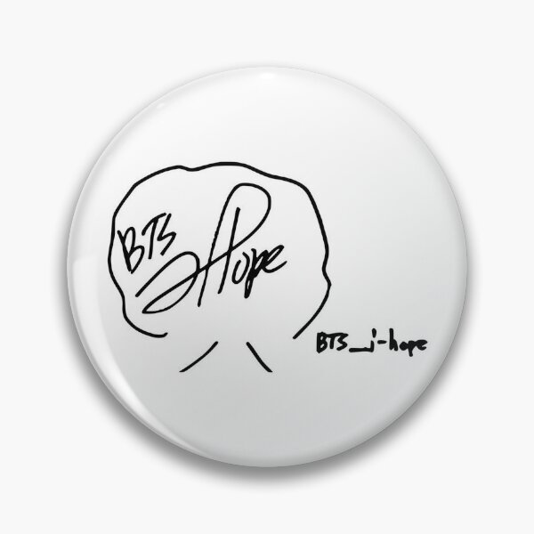 Item preview, BTS Hoseok signature designed and sold by Lunarxci.