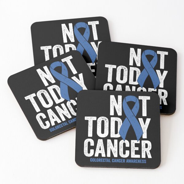Item preview, Not Today Cancer Colorectal Cancer Blue Awareness designed and sold by RechelValatine.