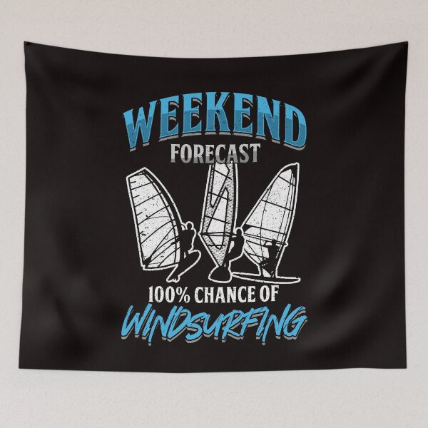 Item preview, Weekend Forecast Windsurfing Windsurfer Sailboarding Ocean designed and sold by TomGiantDesigns.
