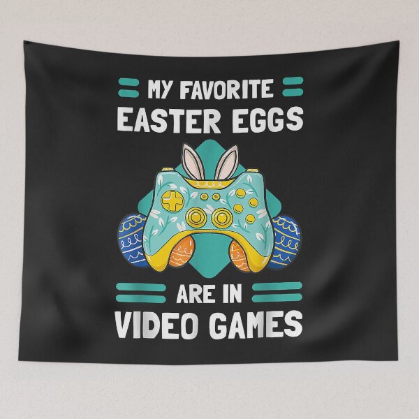 Item preview, Funny Gaming Saying Favourite Easter Eggs Gamer Easter Bunny designed and sold by ricnikkiaavi.