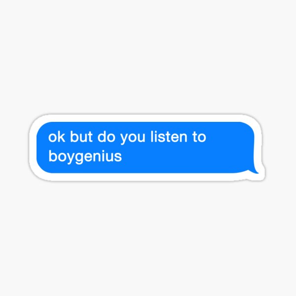 Item preview, ok but do you listen to boygenius designed and sold by MismatchMedley.