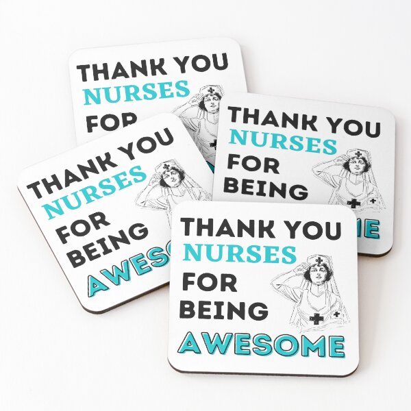 Item preview, Thank You Nurses for Being Awesome Design  designed and sold by CreativNode.