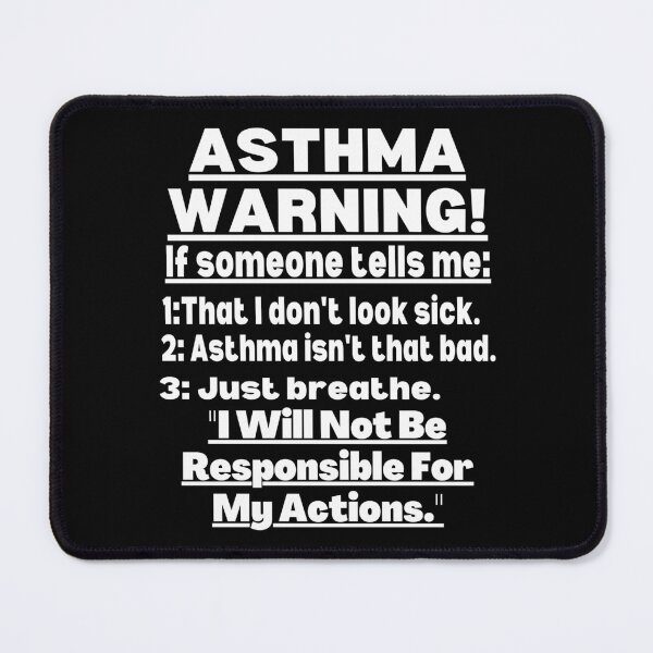 Item preview, Asthma warrior, Asthma quote, Asthma awareness, Bronchial asthma, Asthma fighter, Asthma survivor, Asthma Gift designed and sold by ILLTOOCHILL.