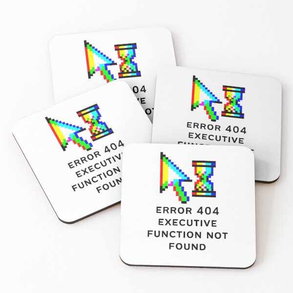 Item preview, ADHD Error 404 - Executive Function Not Found - Option 4 designed and sold by TheBerriesADHD.
