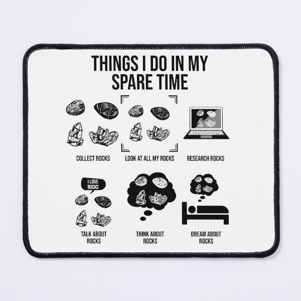 Item preview, Things I Do In My Spare Time, Rock Collecting designed and sold by TheReallyNiceStuff.