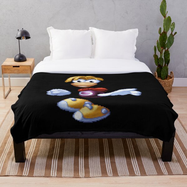 Rayman 3D Throw Blanket for Sale by ThePentaverate