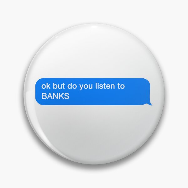 Item preview, ok but do you listen to BANKS designed and sold by MismatchMedley.