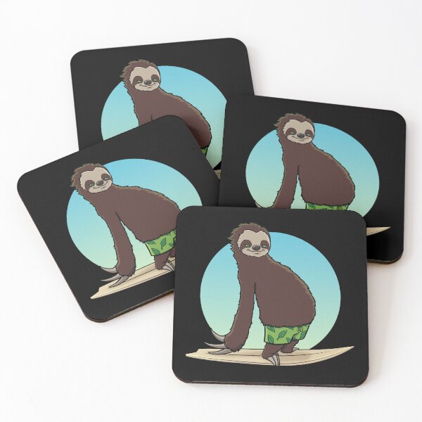 Item preview, Sloth surfboard designed and sold by jonmlam.