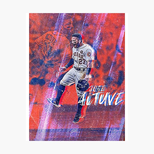 Jose Altuve Jersey Sticker Poster for Sale by marpmmaude