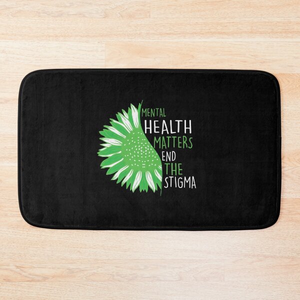 Item preview, End The Stigma | Mental Health Matters | Green Sunflower designed and sold by AlexaTees.