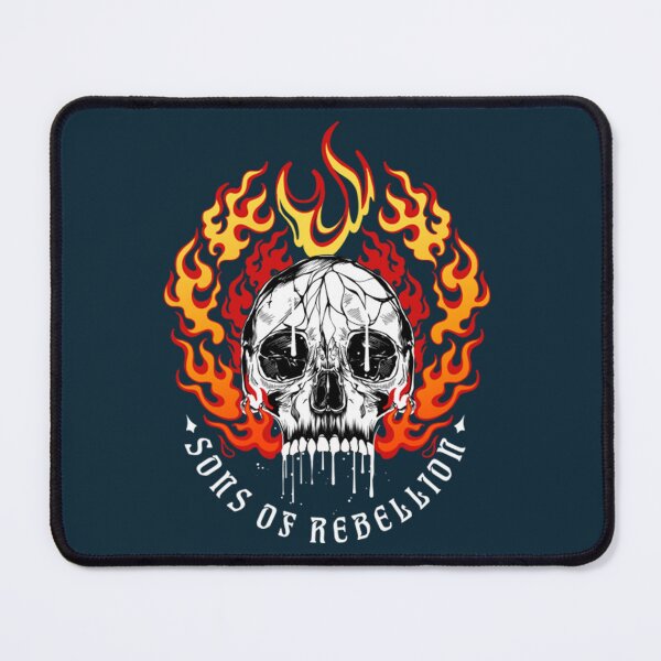 Item preview, Sons Of Rebellion Skull In Flames designed and sold by MWLBM2018.