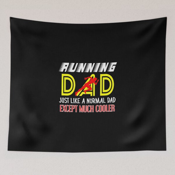 Item preview, Running Dad Just Like A Normal Dad Only Much Cooler Funny Essential T-Shirt designed and sold by samirdari7.