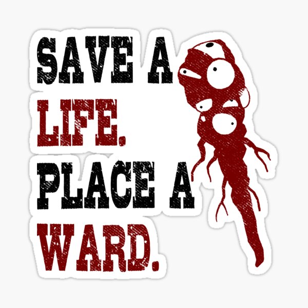 Save A Life Place A Ward Sticker