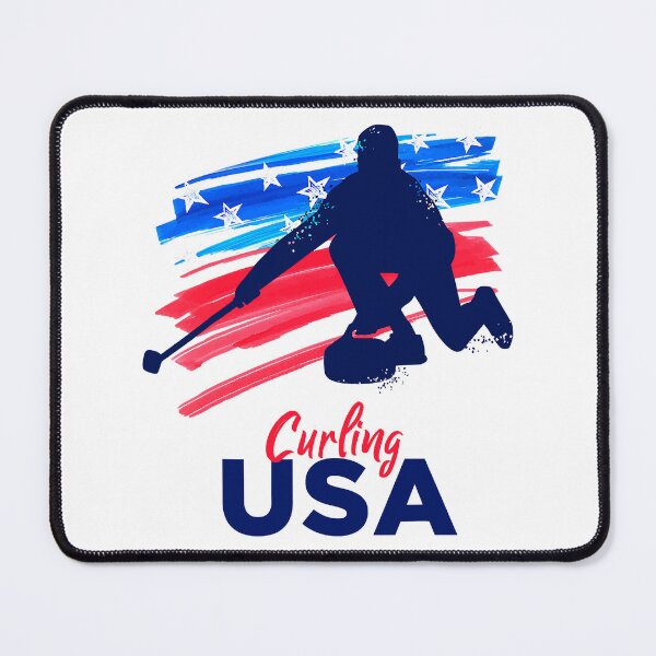 Item preview, Curling USA Support The Team USA Flag Curl Clean designed and sold by levintere.