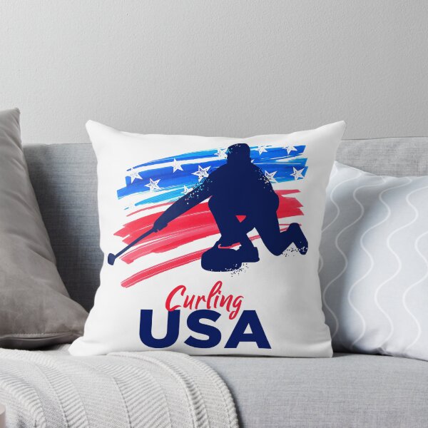 Item preview, Curling USA Support The Team USA Flag Curl Clean designed and sold by levintere.