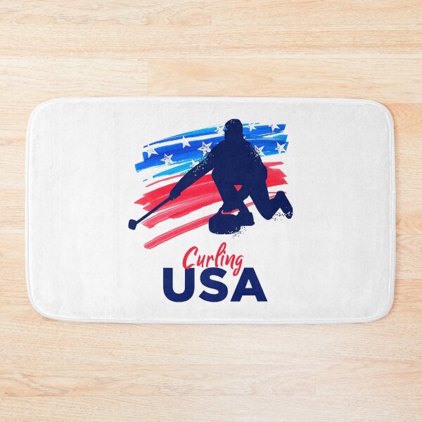 Item preview, Curling USA Support The Team USA Flag Curl Clean designed and sold by levintere.