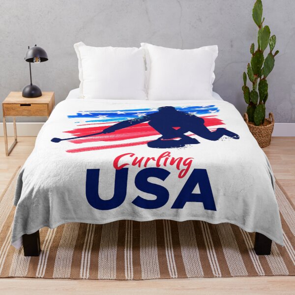 Item preview, Curling USA Support The Team USA Flag Curl Clean designed and sold by levintere.