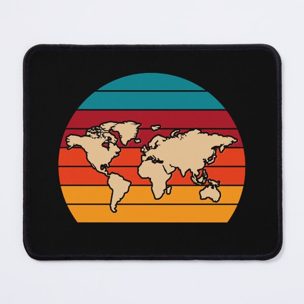 Item preview, Cartography Travel International Travelling Retro World Map designed and sold by bestshirtdesign.