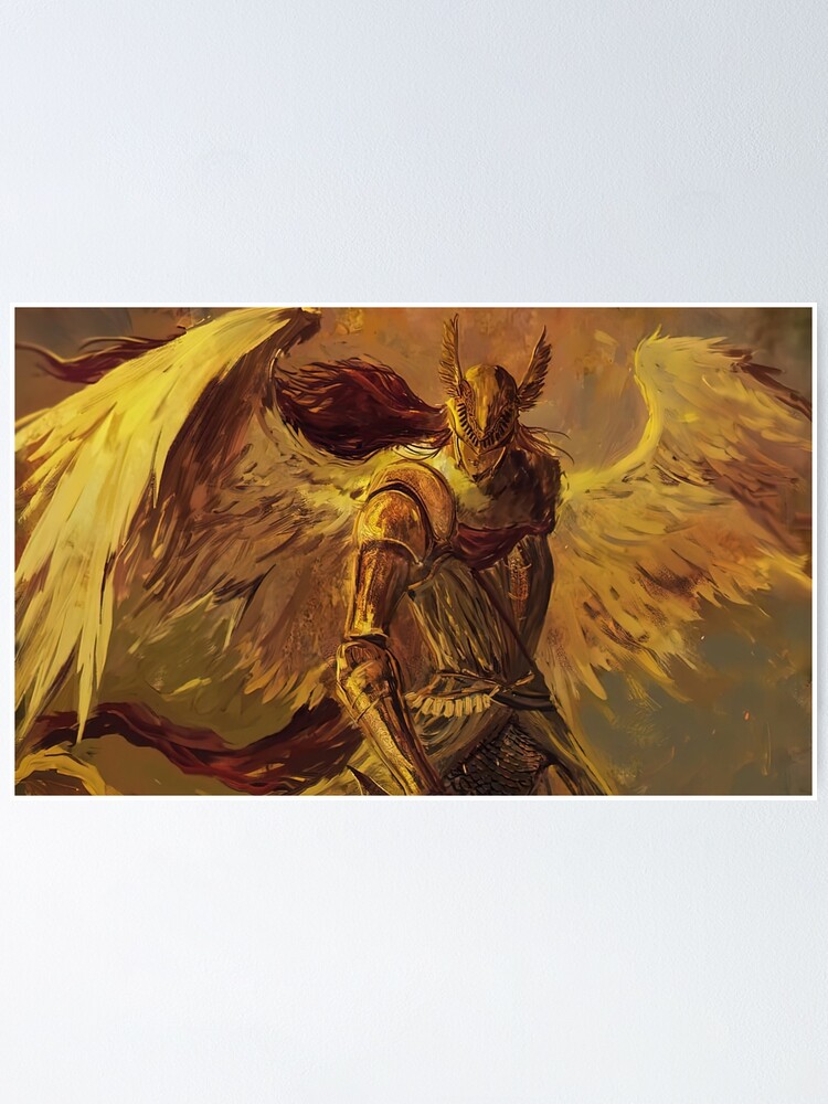 "elden-ring-valkyrie-knightess" Poster by CristaloHipp | Redbubble