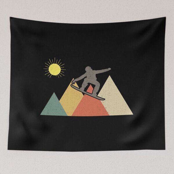 Artikelvorschau, Snowboard Snowboarden Snowboarder Retro Geschenk entworfen und verkauft von LillyVidal.