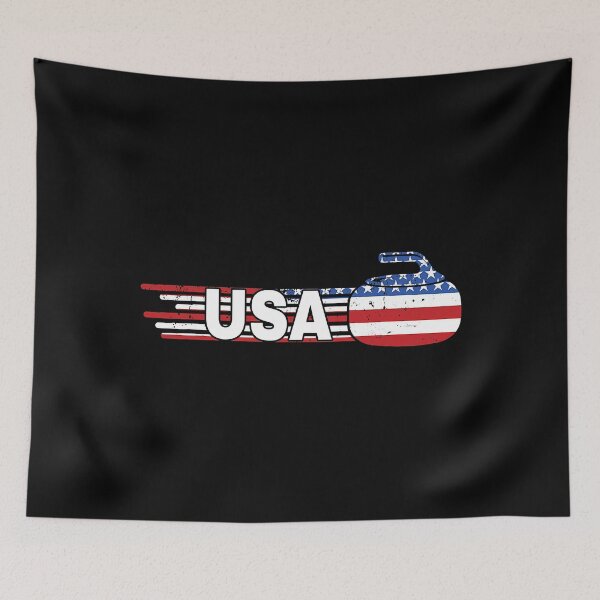 Item preview, Curling - Curling Players USA designed and sold by levintere.