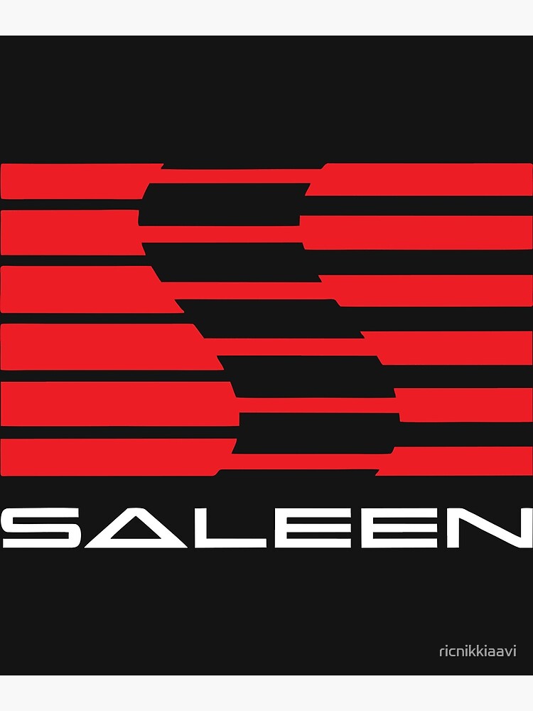 "Saleen Logo 2 Saleen Saleen" Poster for Sale by ricnikkiaavi Redbubble