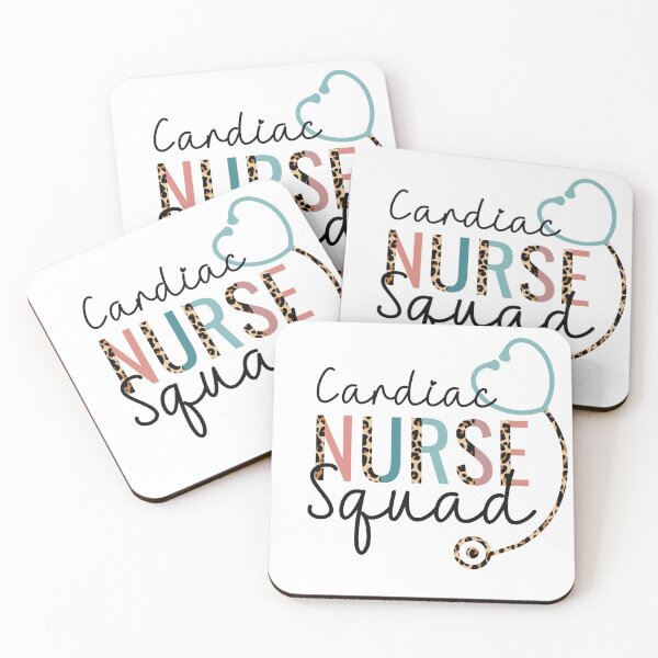 Item preview, Cardiac Nurse Squad Leopard Stethoscope Heart designed and sold by JokeGysen.