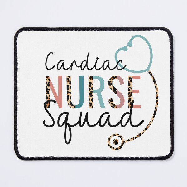 Item preview, Cardiac Nurse Squad Leopard Stethoscope Heart designed and sold by JokeGysen.