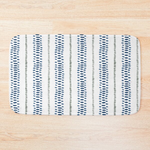 Item preview, Navy Blue and sage green on white designed and sold by hellcom.