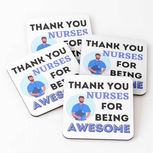 Item preview, Thank You Nurses for Being Awesome Design  designed and sold by CreativNode.