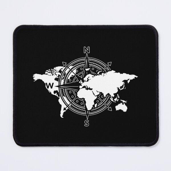Item preview, Travel Compass Cartography Travelling World Map designed and sold by bestshirtdesign.