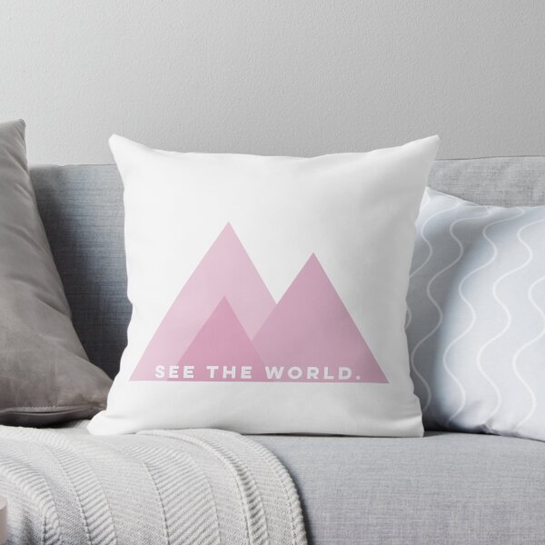 See The World Throw Pillow