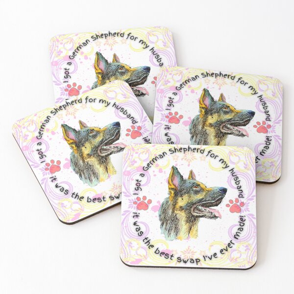 Item preview, German Shepherd Lovers - I got a german shepherd for my husband, funny dog designs designed and sold by dsrdirect.