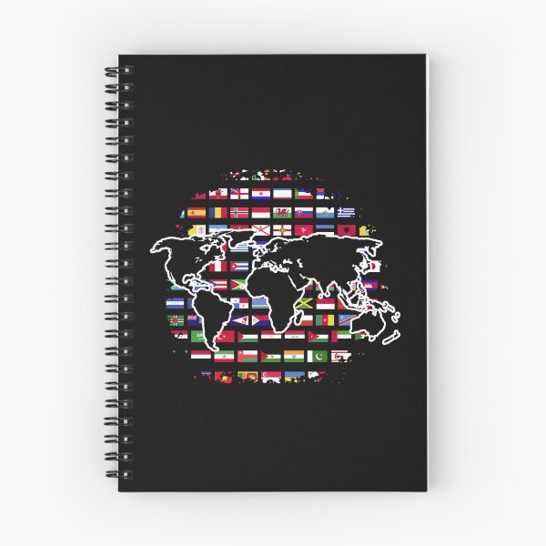 Item preview, International Travelling World Map Traveller World Flags designed and sold by bestshirtdesign.