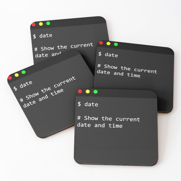 Item preview, linux command date | what does date do in terminal | designed and sold by CodingStore  ★★★★★.