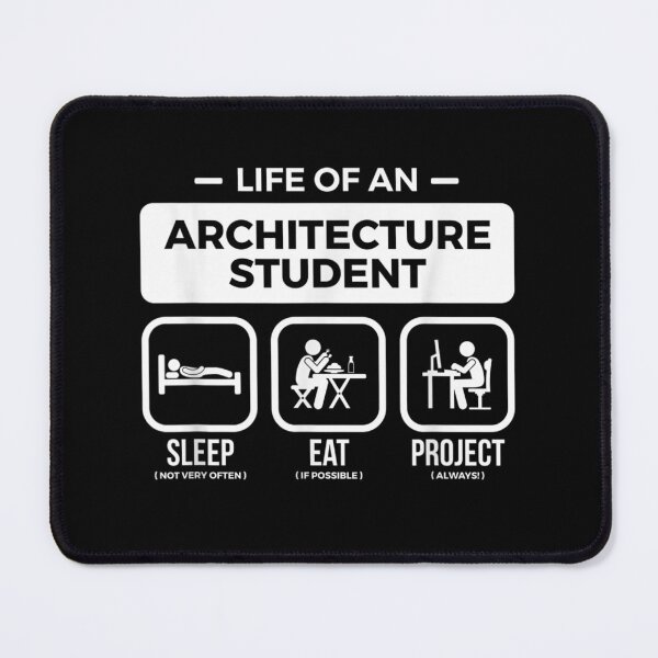 Item preview, Funny Life Of An Architecture Student designed and sold by laurateam.